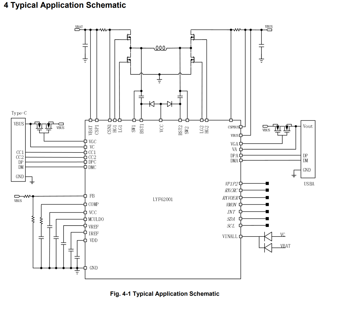 LYF62001 高效，同步雙向buck - boost充電器集成快速充電協(xié)議