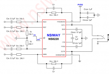 NS8220 300mW 雙聲道耳機(jī)音頻放大器