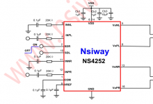 NS4252 3.2Wx2 雙聲道頻功率放大器