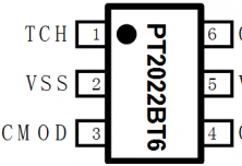  PT202BT6  單觸控單輸出 LED 調(diào)光 IC