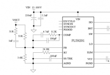 PL59201 100V同步降壓控制器