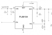 PL88104 高壓同步降壓轉(zhuǎn)換器