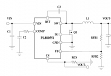 PL880551 降壓DC-DC穩(wěn)壓器