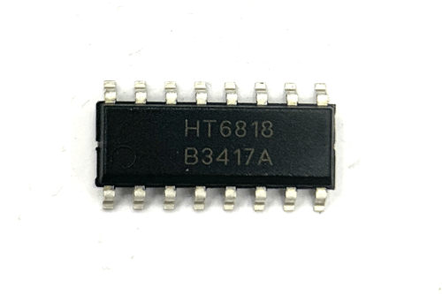 HT6818  3.3W、防破音、D類、雙聲道功率放大器